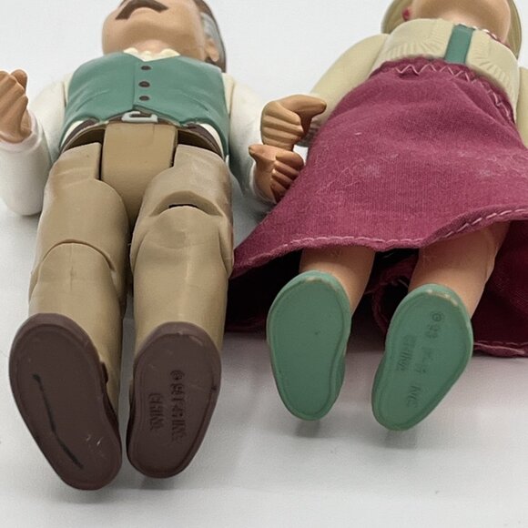 Vintage Fisher Price My Loving Family Grandparents Grandma & Grandpa 1993 & 1995 - Picture 7 of 9